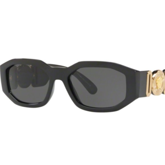 Versace Accessories - VERSACE VE4361 GB1/87 BLACK GREY LENS SUNGLASSES
